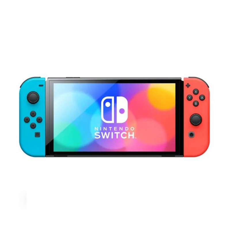 Nintendo Switch (OLED Model) Neon Red/Neon Blue Set