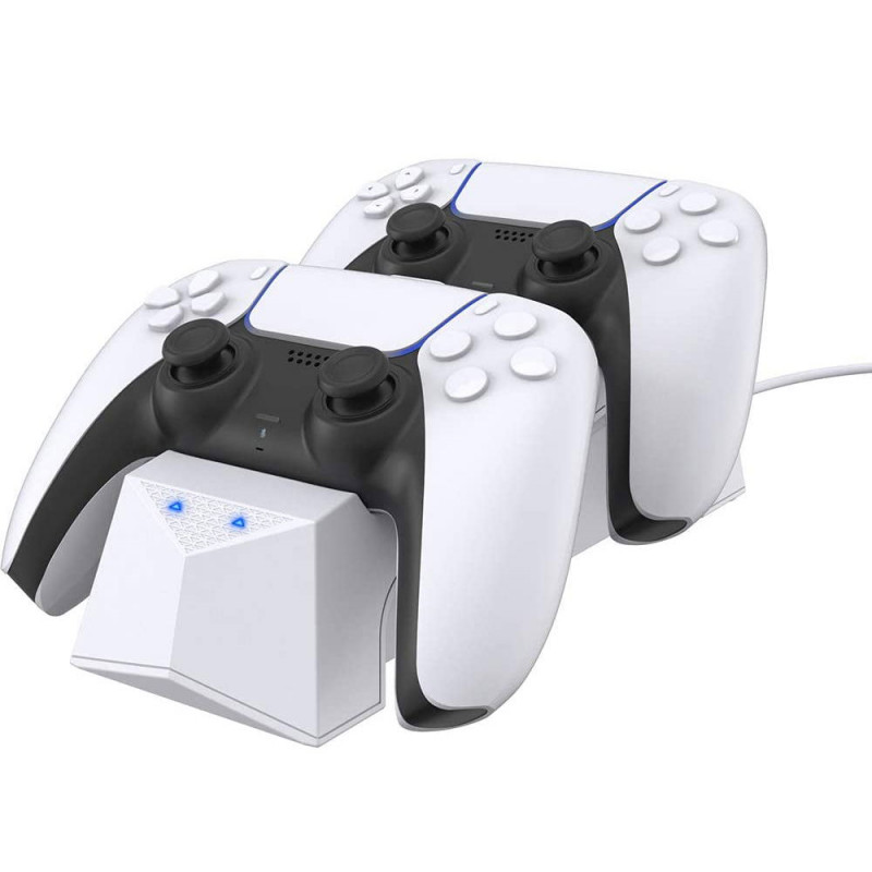 CYBER?Controller Stand for PlayStation 5 (Double) [White]