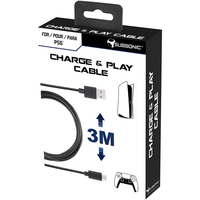 Charge & Play Cable for PlayStation 5 (3m)