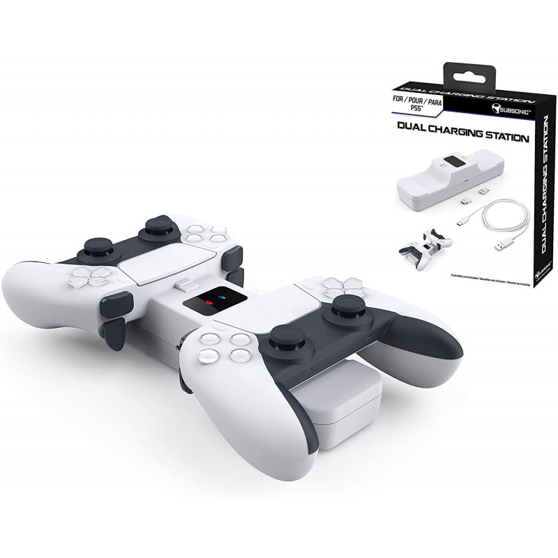 Dual Charging Station for DualSense Wireless Controller (White)