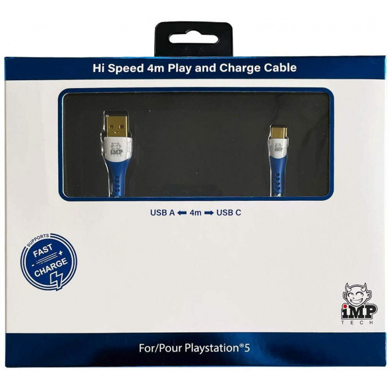 Twin Fast Charge Cables for PlayStation 5 (4m)