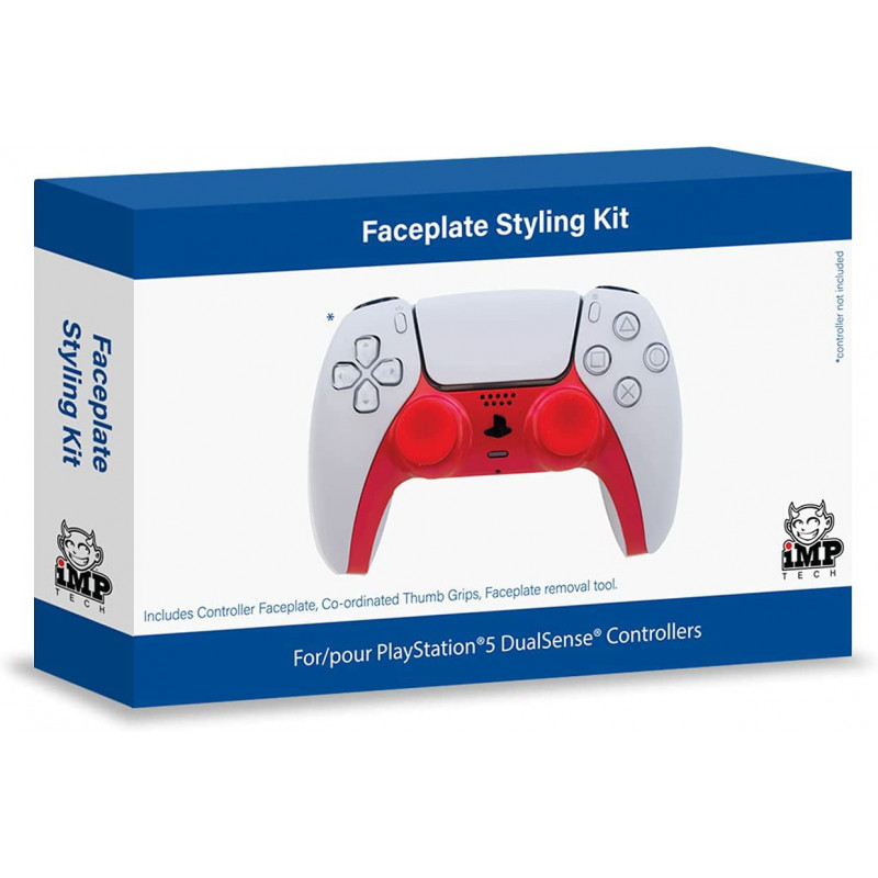 Faceplate Styling for PlayStation 5 (Red)