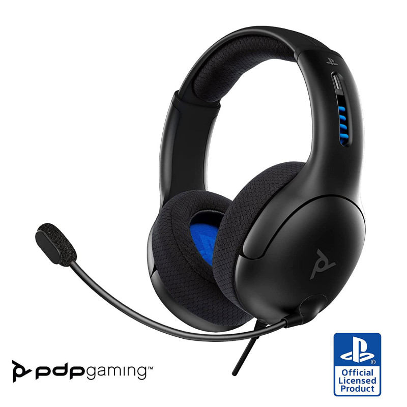 ?PDP LVL50 Wired Stereo Gaming Headset for PlayStation 5 / PlayStation 4 / PC (Black)