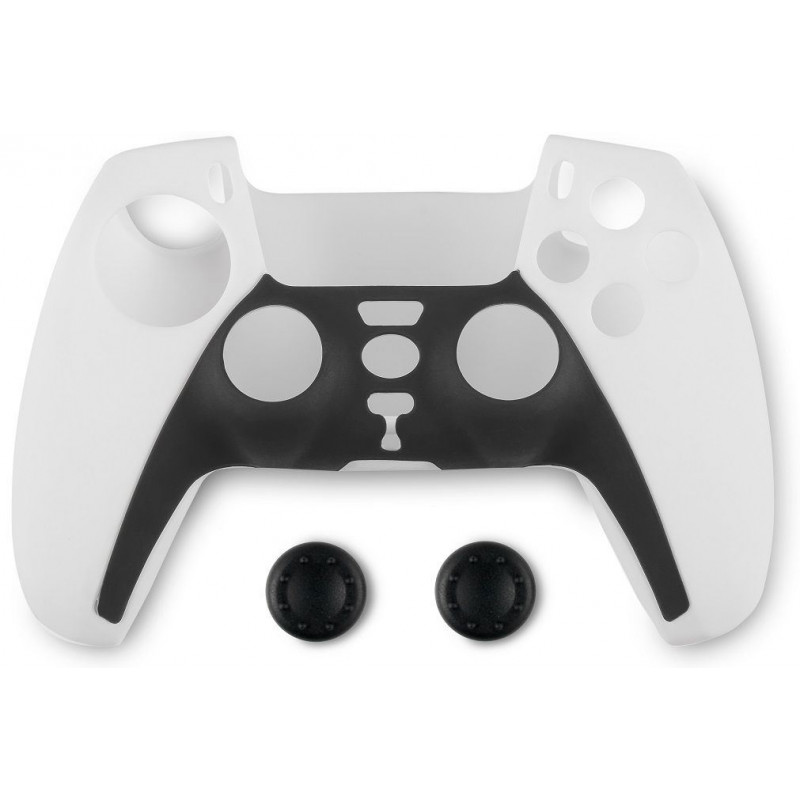 Silicon Skin Covers for PlayStation 5 (Black / White)