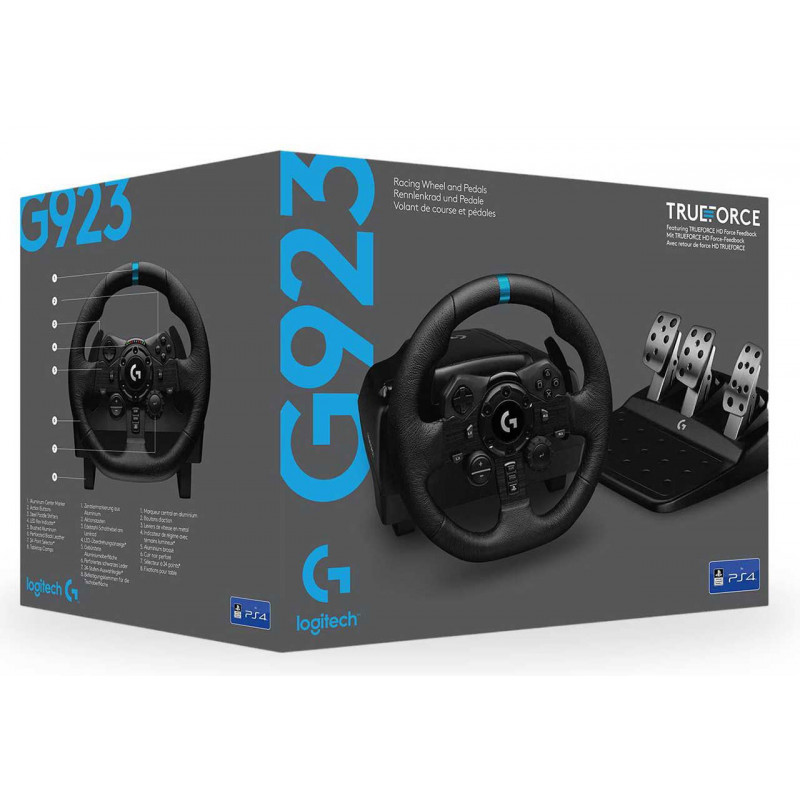 Logitech G923 Racing Wheel and Pedals for PS5 / PS4 / PC