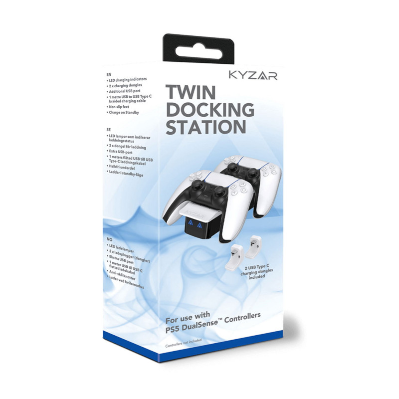 Kyzar Twin Docking Station for PlayStation 5