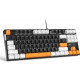 MageGee MK-STAR Wired Mechanical Keyboard (Carbon B) - Brown Switch