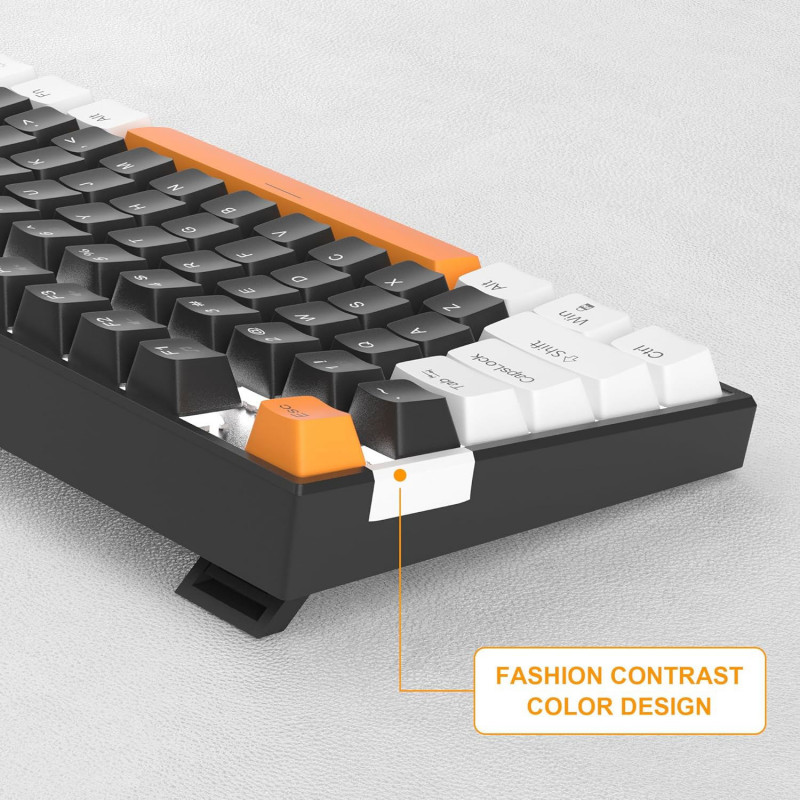 MageGee MK-STAR Wired Mechanical Keyboard (Carbon B) - Brown Switch