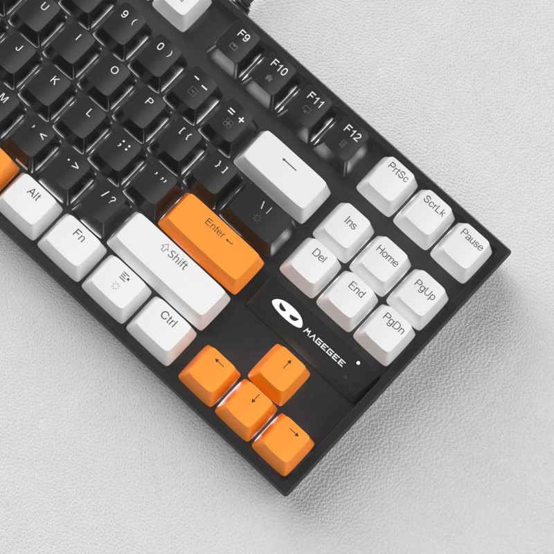 MageGee MK-STAR Wired Mechanical Keyboard (Carbon B) - Brown Switch