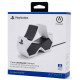 PowerA Twin Charging Station for DualSense Wireless Controllers for PS5 (White)