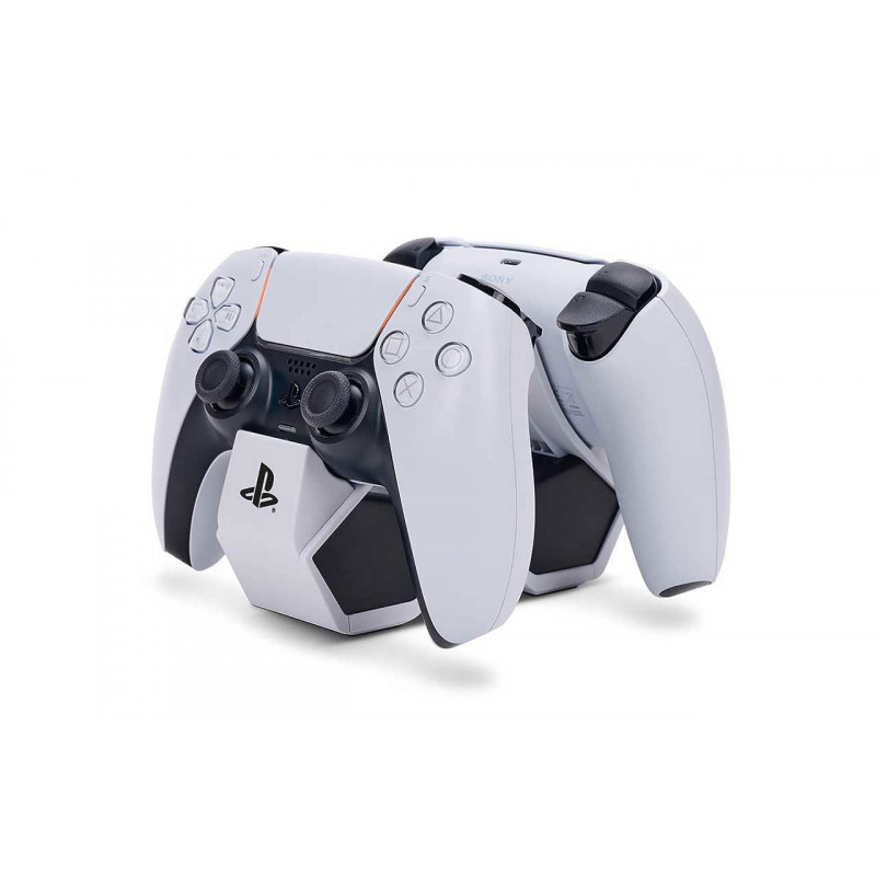 PowerA Twin Charging Station for DualSense Wireless Controllers for PS5 (White)