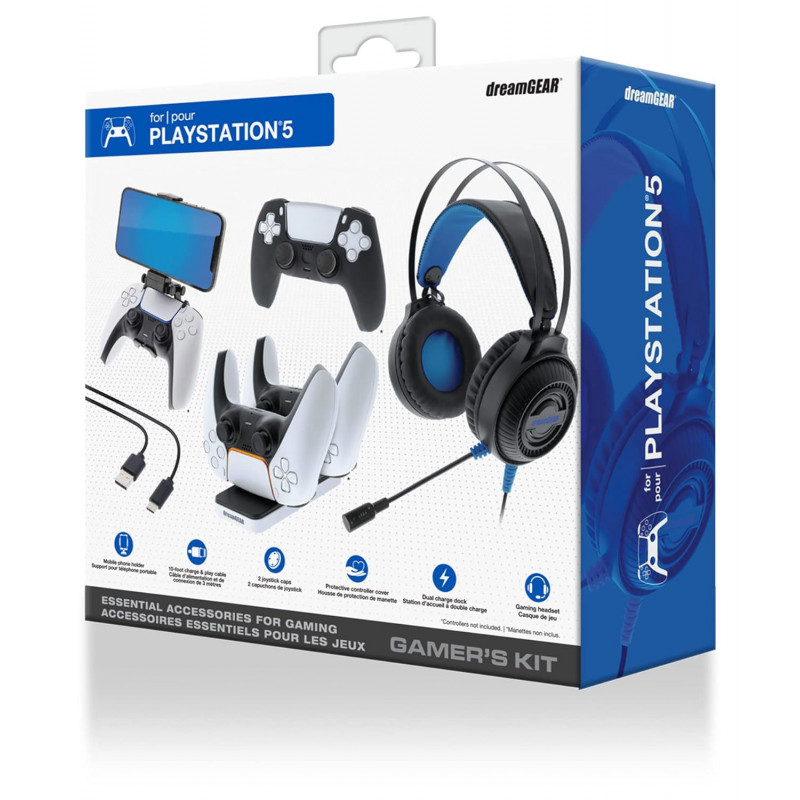 dreamGEAR Gamers Kit for Playstation 5