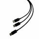 Steelplay Dual Play & Charge Cable for PlayStation 5 (Black)