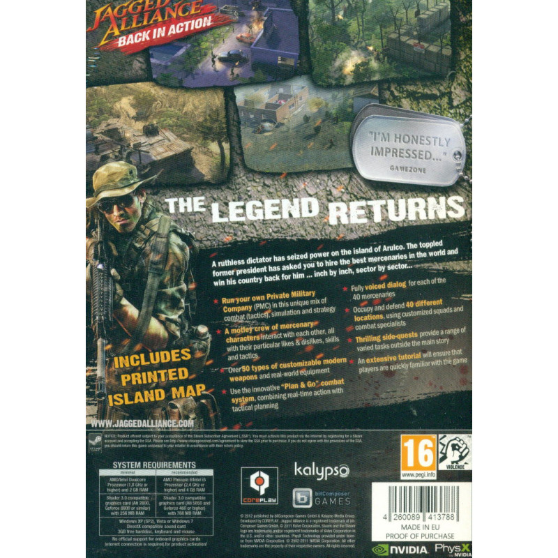 Jagged Alliance: Back in Action (DVD-ROM)