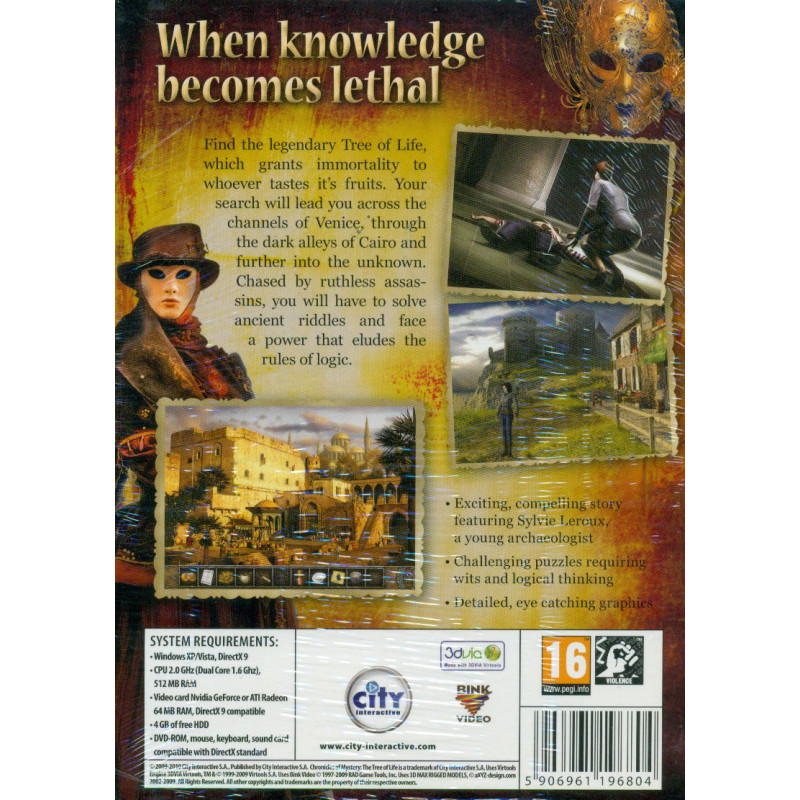 Chronicles Of Mystery: The Tree Of Life (DVD-ROM)