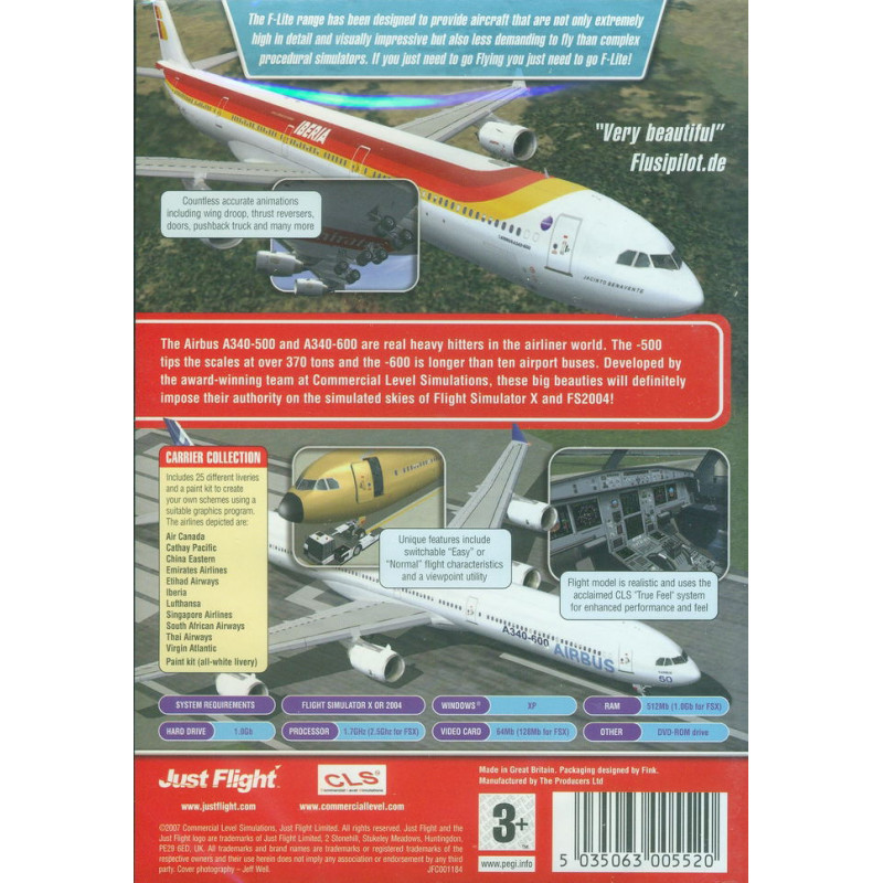 A340-500/600 (DVD-ROM)