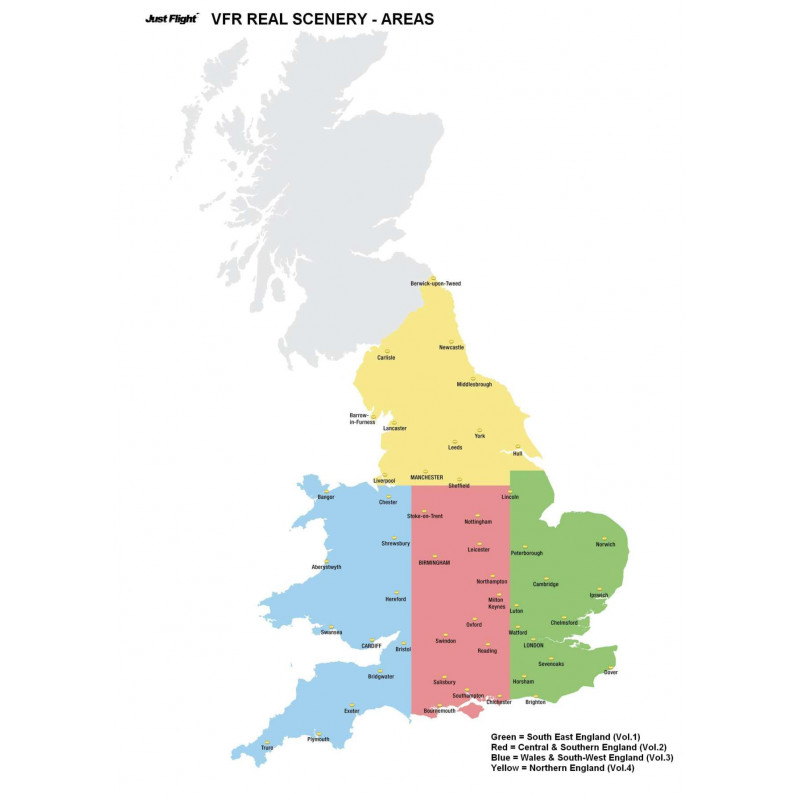 VFR Real Scenery Volume 1: South East England (DVD-ROM)