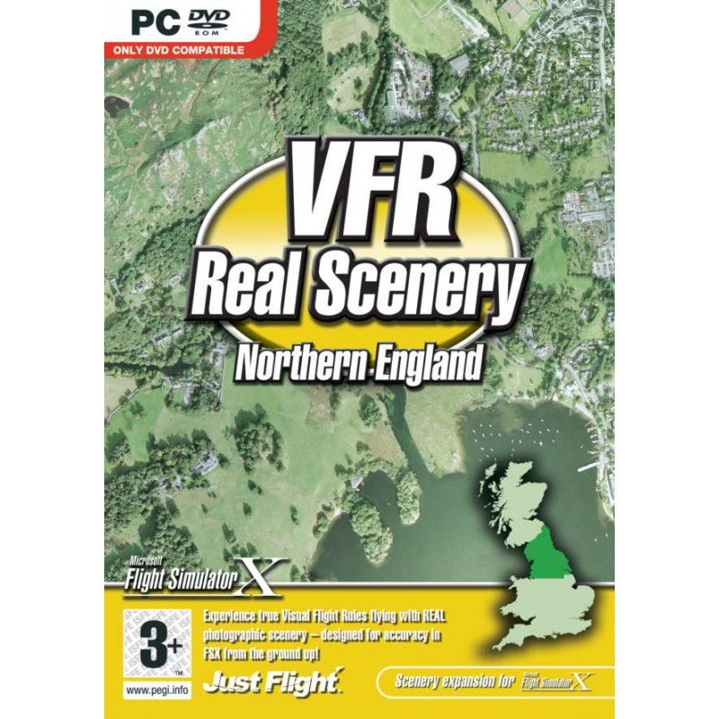 VFR Real Scenery Volume 4: Northern England (DVD-ROM)