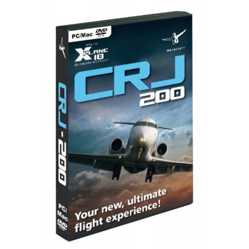 Canadair Regional Jet CRJ-200 (Addon for X-Plane 10) (DVD-ROM)