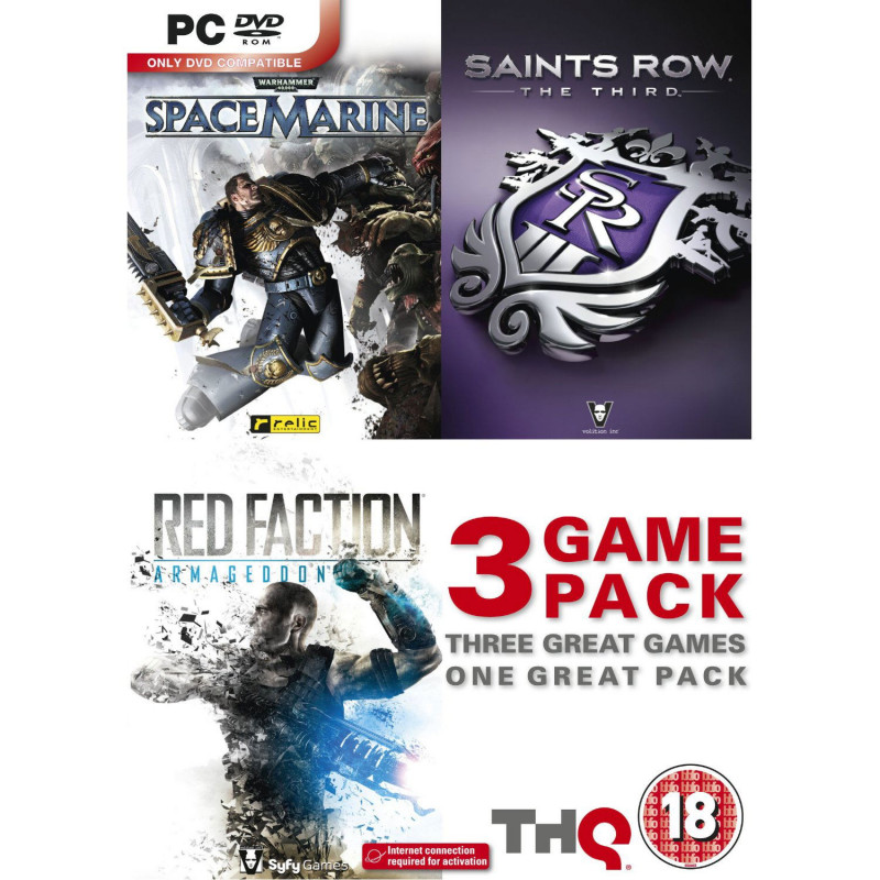 Saints Row The Third, Space Marine & Red Faction Armageddon Triple Pack (DVD-ROM)