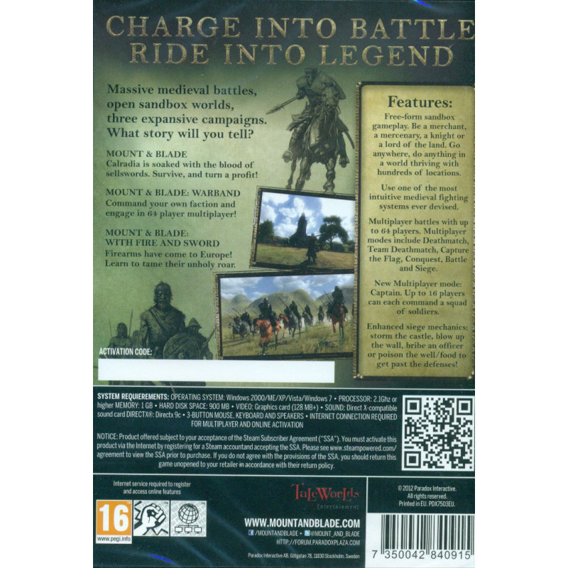 Mount & Blade Collection (DVD-ROM)