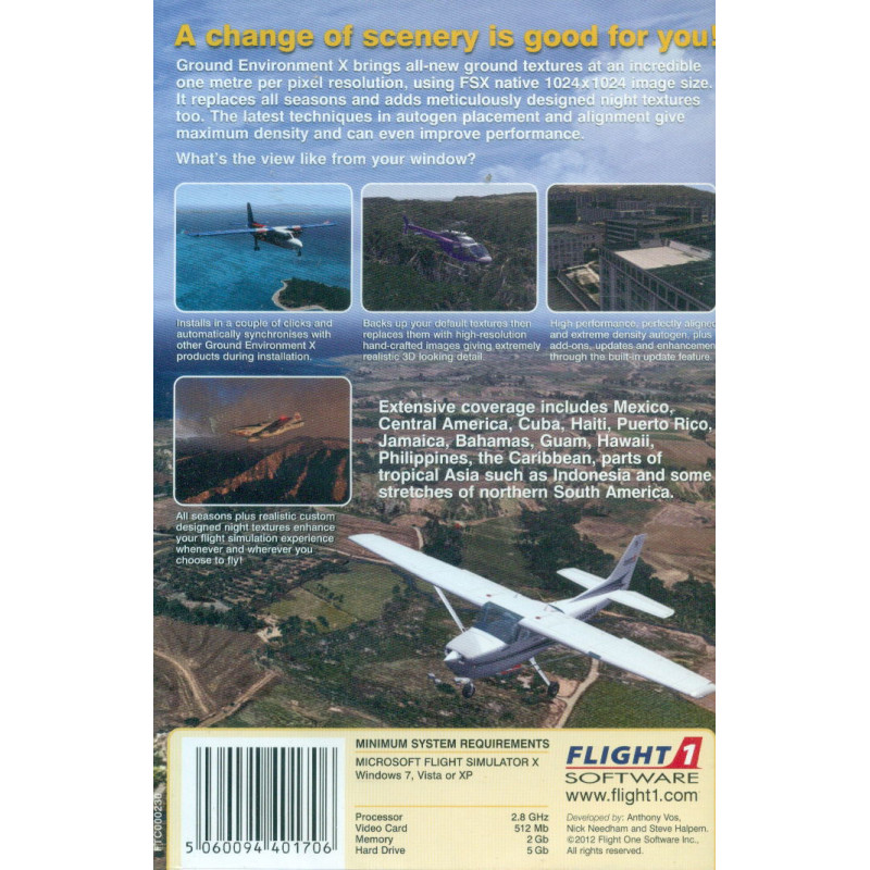 Ground Environment X: Tropics for FSX (DVD-ROM)