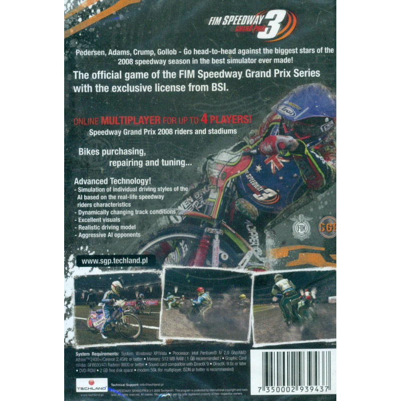 FIM Speedway Grand Prix 3 (DVD-ROM)