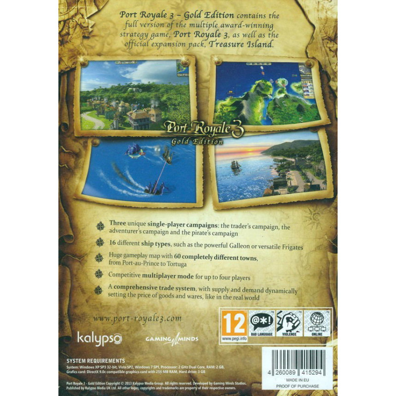 Port Royale 3: Gold Edition (DVD-ROM)