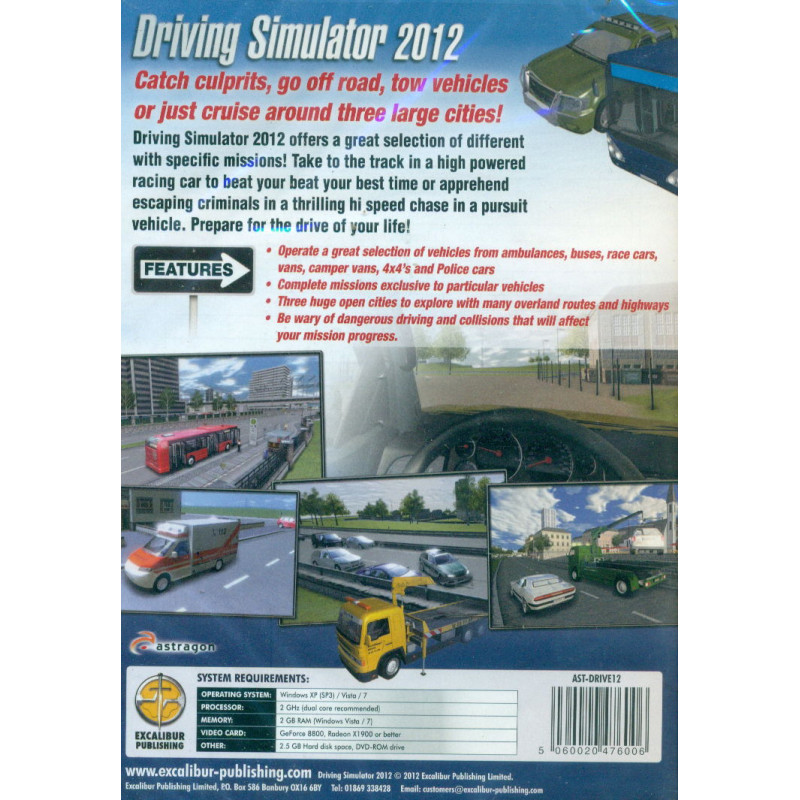 Driving Simulator 2012 (DVD-ROM)