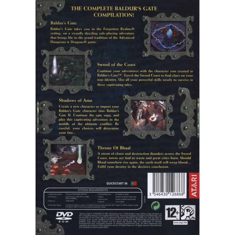 Baldur's Gate: 4 in 1 Boxset (DVD-ROM)