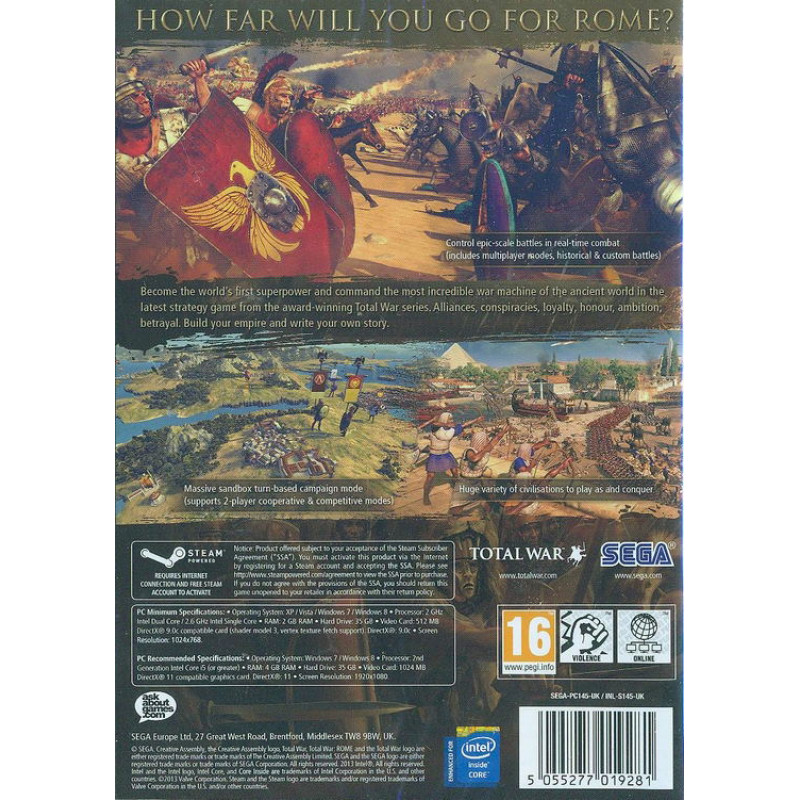 Total War: Rome II (DVD-ROM)