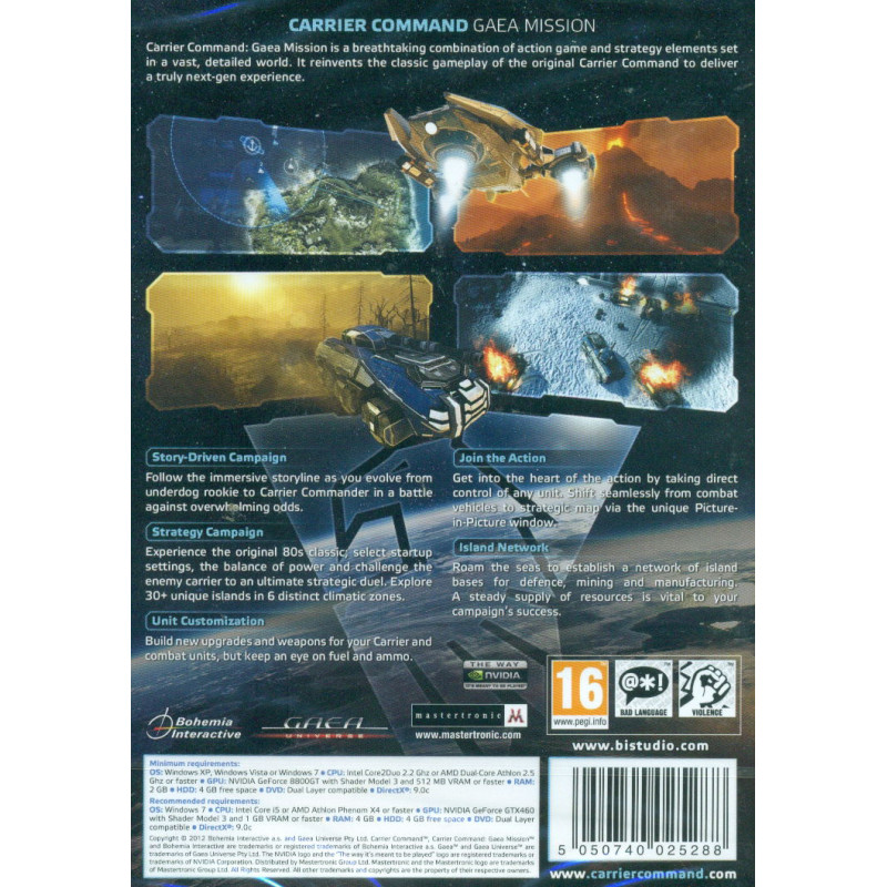 Carrier Command: Gaea Mission (DVD-ROM)