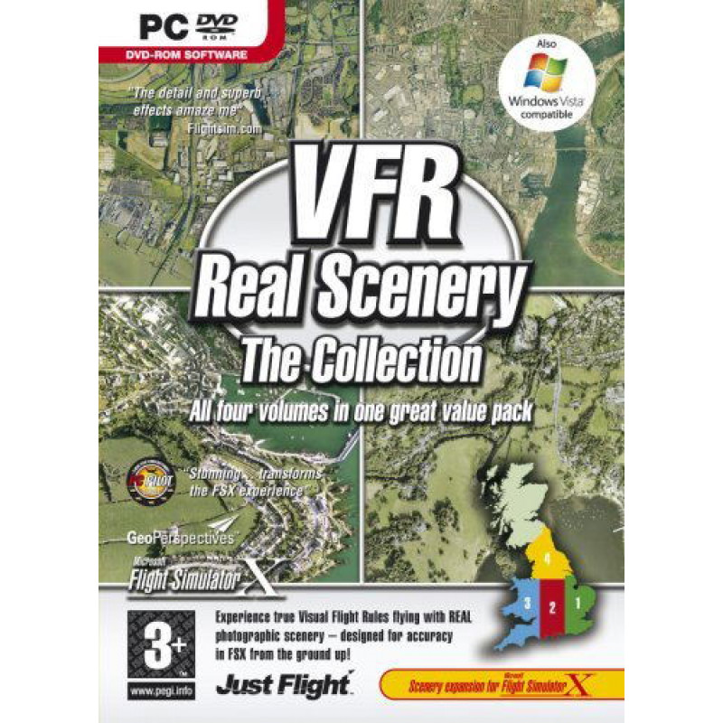 VFR Real Scenery - The Collection (DVD-ROM)