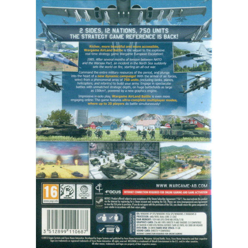 Wargame: AirLand Battle (DVD-ROM)