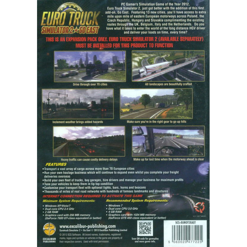 Euro Truck Simulator 2: Go East (DVD-ROM)