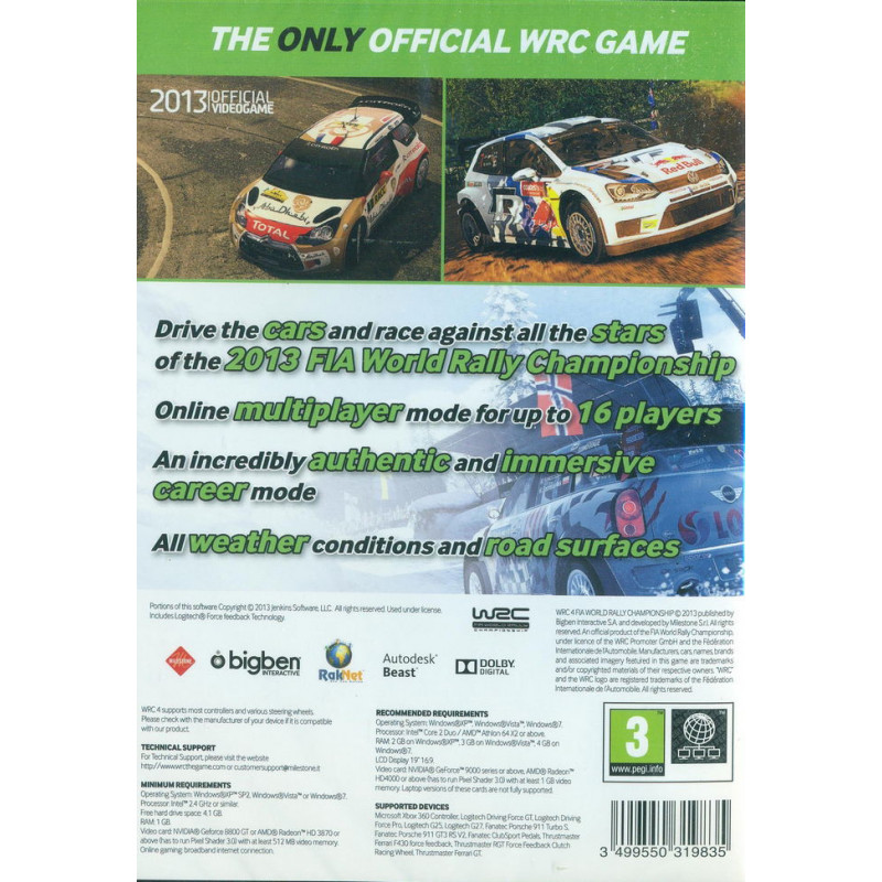 WRC: FIA World Rally Championship 4 (DVD-ROM)