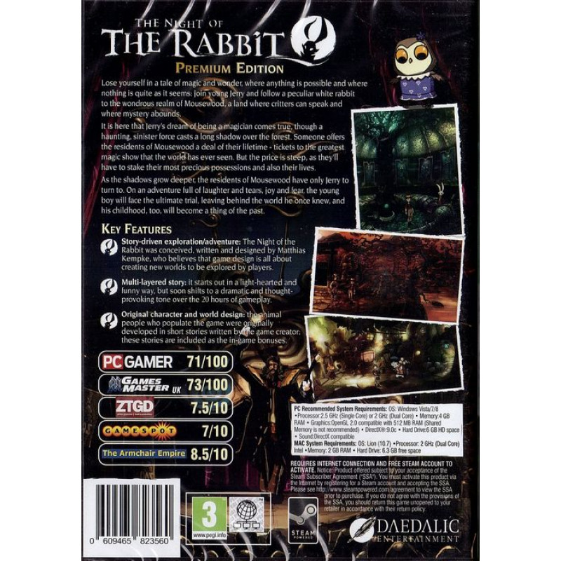 The Night of the Rabbit (Premium Edition) (DVD-ROM)