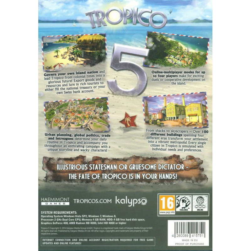 Tropico 5 (DVD-ROM)