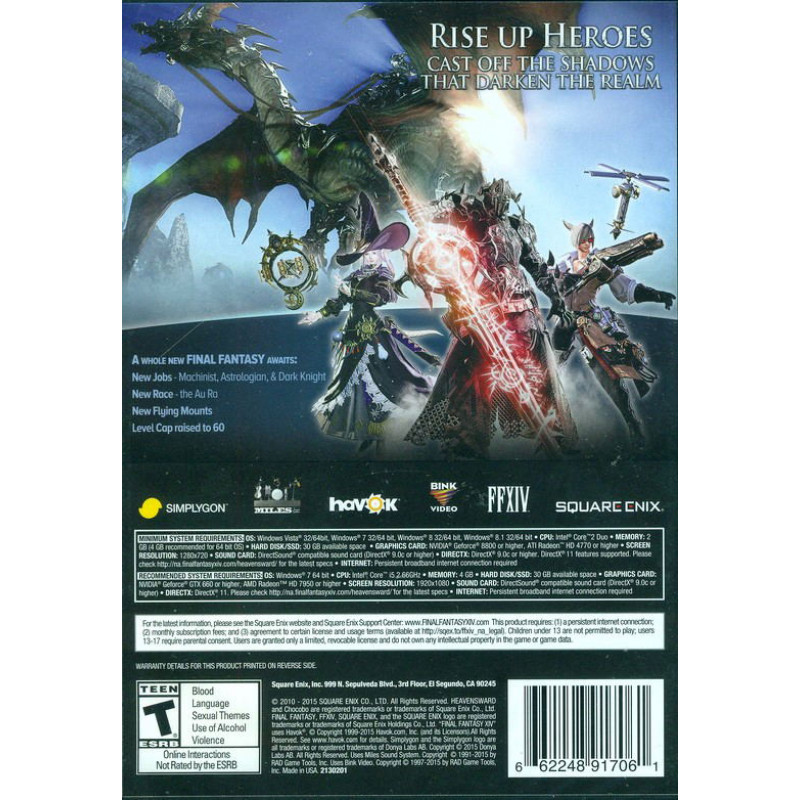 Final Fantasy XIV: Heavensward (DVD-ROM)