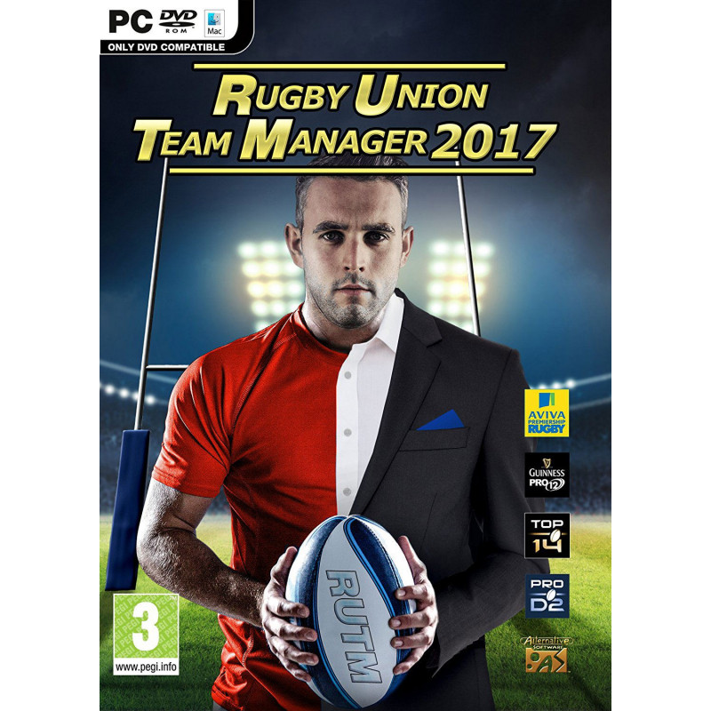 Rugby Union Team Manager 2017 (DVD-ROM)