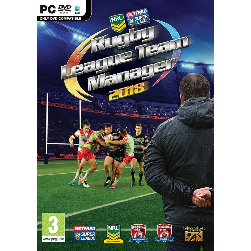 Rugby League Team Manager 2018 (DVD-ROM)