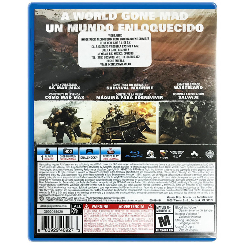 Mad Max (Spanish Cover)