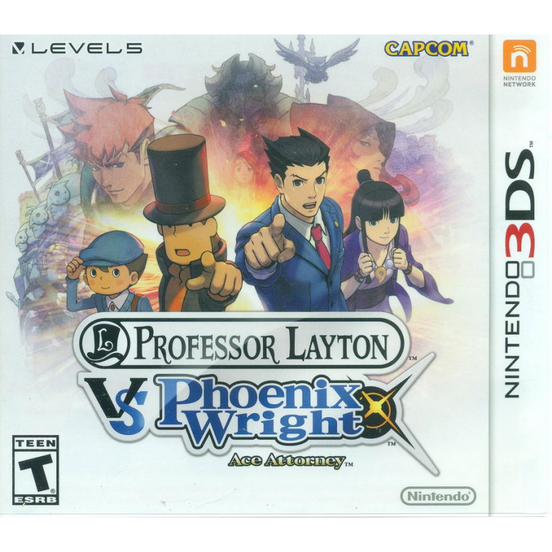 Professor Layton VS Phoenix Wright Ace Attorney