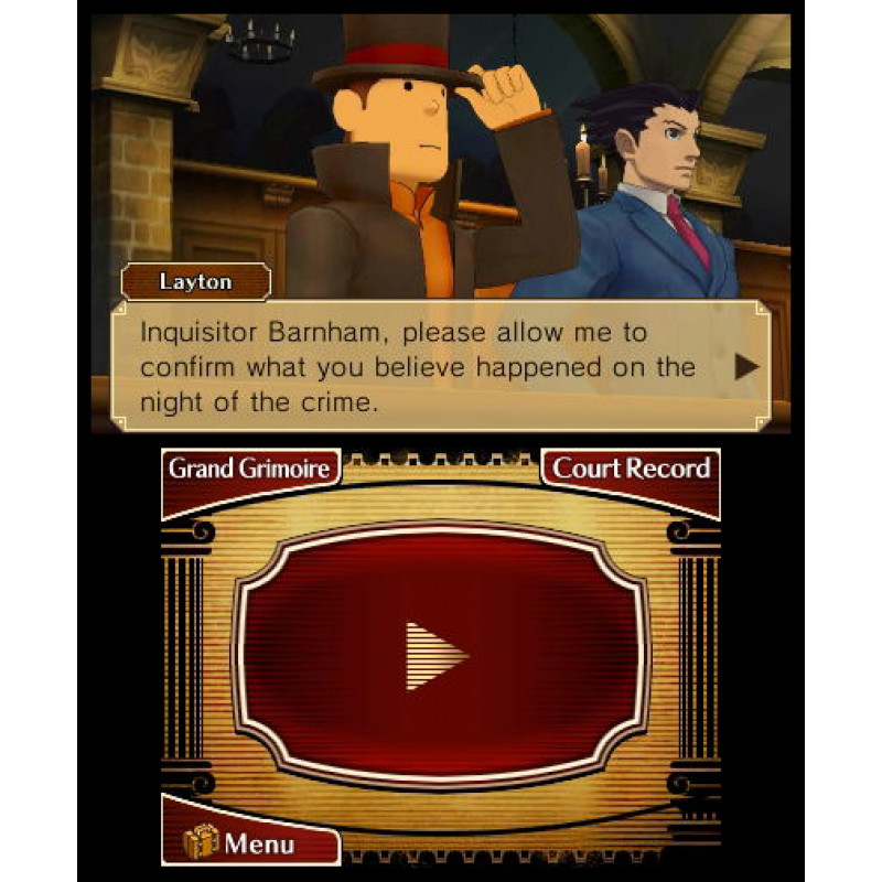 Professor Layton VS Phoenix Wright Ace Attorney