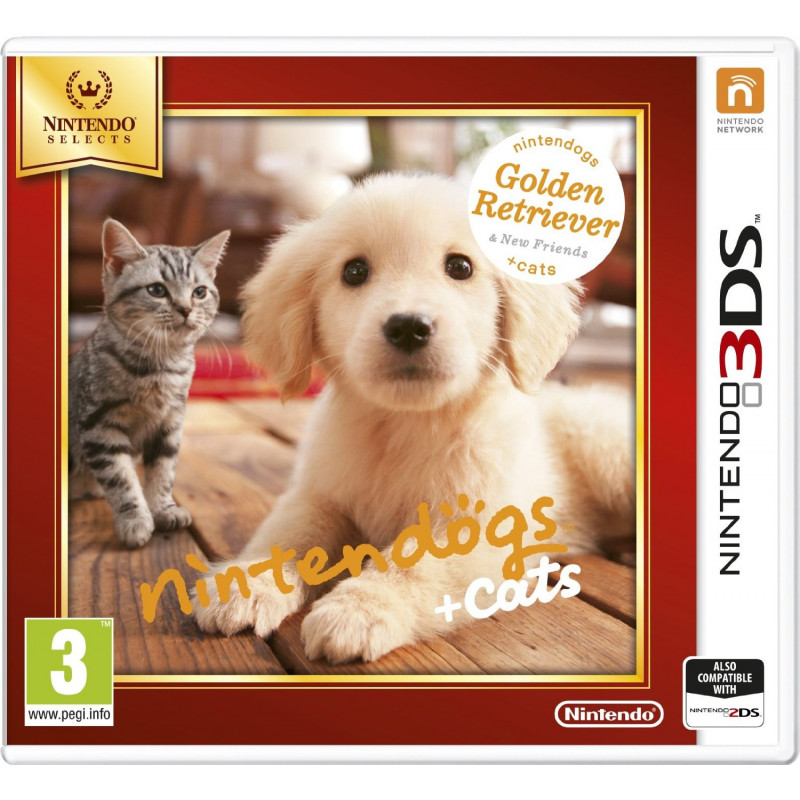 Nintendogs + Cats: Golden Retriever & New Friends (Nintendo Selects)